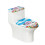 Set di copriwater elasticizzato con motivo a farfalla e uova di farfalla 1