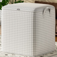 Organiseurs de placard avec couvercles, cubes de rangement en toile, lot de 6