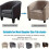 Housse de fauteuil en velours extensible 4