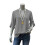 Women's Linen Cotton Tunic Top Gray M 7