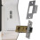 Ana Tubular Latch30/35/40/45mm Ψευδαργυρωτή Πόρτα με Επίπεδη Θωράκιση από Κράμα Ψευδαργύρου, 7