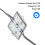 LED Camper Light Iron ABS for Vehicles 2 Pack 1.7 x 1.4 in 8