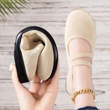 Willtoo Ballet Flats for Women – Foldable, Orthopedic, Arch Support, Massage Insoles, Rubber Soles, Elastic Band, Comfortable Dressy Casual