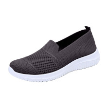 Willtoo 2026 Arch Support Slip-Ons for Women – Orthopedic Tennis/Hiking/Nurse Shoes, Wide Width, Non-Slip, Dark Gray 9W