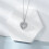 Collier urne funéraire en forme d'aile d'ange pour cendres 4