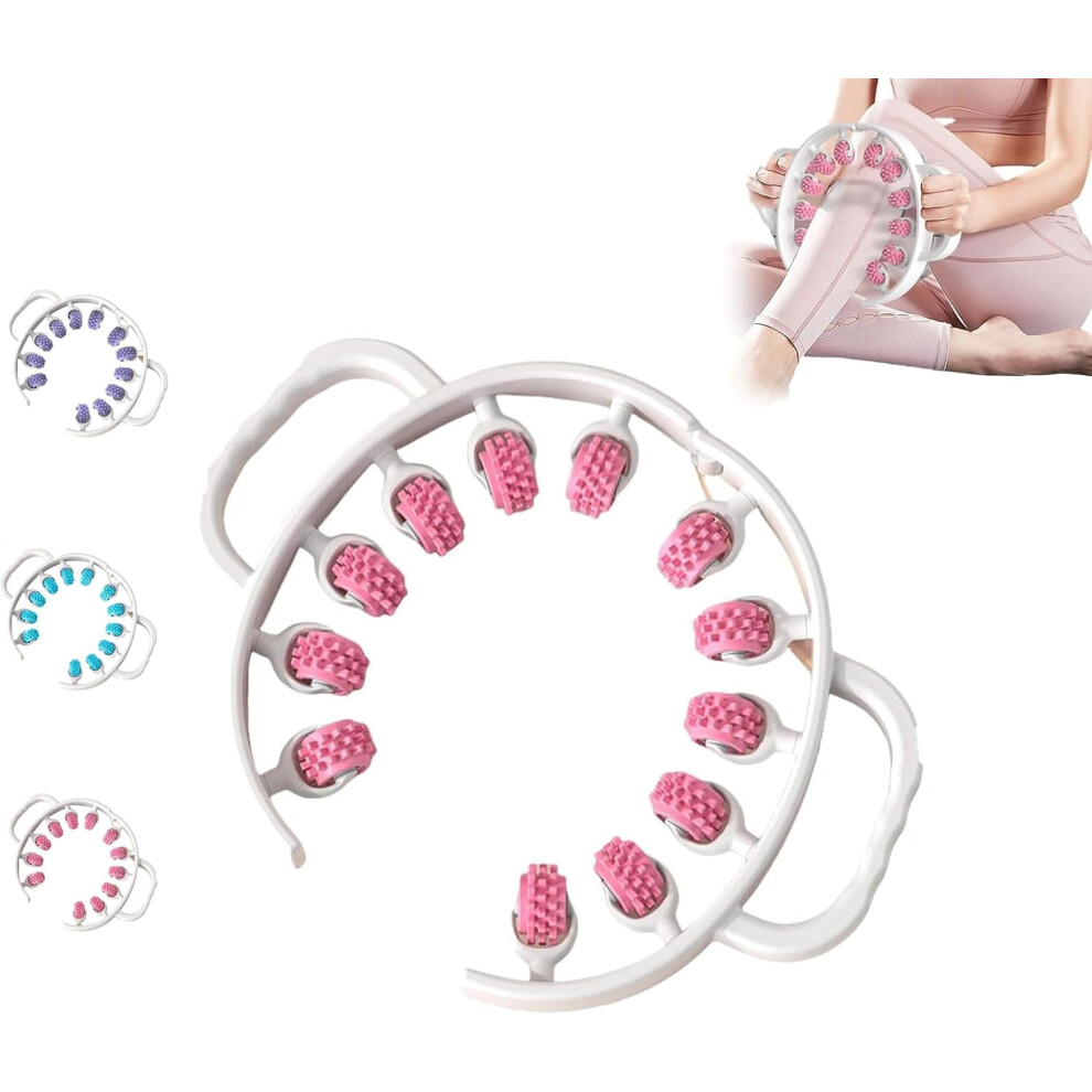 Blue Luuma Pro Cellulite Roller Â Deep Tissue Push-Pull Tool For Pain Relief, Body Sculpting & Recovery (Blue)