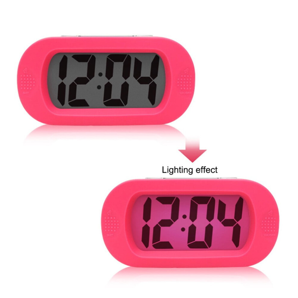 1PC Digital Alarm Clock Travel Clock with Snooze and Nightlight Alarm Clocks