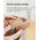 Cotton Woven Basket with Leather Handle 1 Pack 2