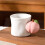 Ceramic Coffee Mug Set of 1 – Stackable Fruit-Shaped Tea Cup with Handle, Microwave & Dishwasher Safe 4