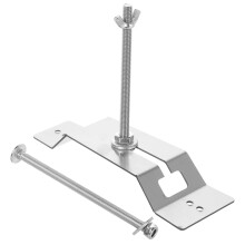 1Pcs Wall Mount Spare Tire Carrier Bracket Stainless Steel Rectangular for Trailer Use