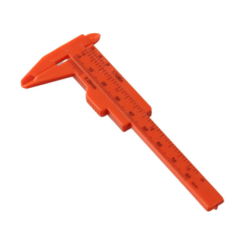 Compact Plastic Ruler Micrometer for Precise Depth and Diameter Measurements 1