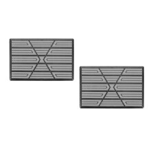 HOMEMAXS 2pcs Vehicles Floor Carpet Pad Patch Car Heel Pad Easy Replacement And Installation Foot Rest Pedal Pad Automotive Supply