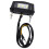 LED License Plate Light for Motorcycle Black Plastic 1 Pack 4