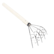 MLINS Rake Rakes for Lawns Heavy Duty Broom Tractor Excavator Child Silver