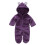 Spring Infant Flannel Solid Color Stitching Package Foot Romper Siamese Baby Crawling Jumpsuit 5