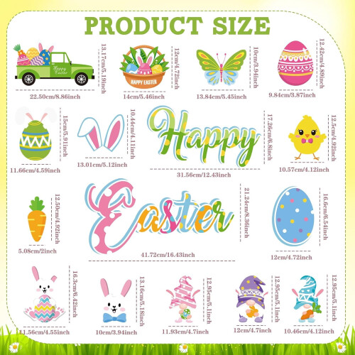 Easter Garage Door Magnets Kit 25 pcs 2