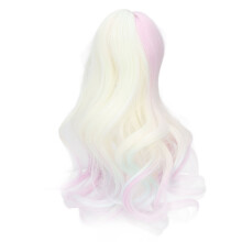 Washable Cleaning Doll Wig Synthetic Long Wavy TANGLE RESISTANT Gradient Color Handmade Accessories More Hair For DIY BJD Dolls