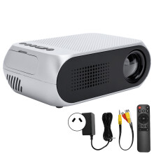 Zoom Function Mini Projector With Bluetooth HiFi Stereo Speakers Keystone Correction Full HD Resolution Portable Home Theater Device Multiple