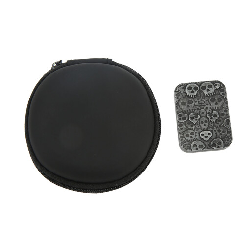 Haptic Slider Μεταλλικό παιχνίδι Fidget με μοτίβο κρανίου, μαγνητική συσκευή ανακούφισης 1