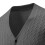 Ανδρικό Μονόχρωμο Πλεκτό Ζακέτα με V-Neck, Σχέδιο Ζακάρ, Μακρυμάνικο Πουλόβερ, 5