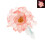 (Small) Chinese Hanfu Hair Clip Red Gradient Floral 2