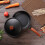 Black Non-Stick Home Iron Pan Easy to Clean for Kitchen Cooking 2