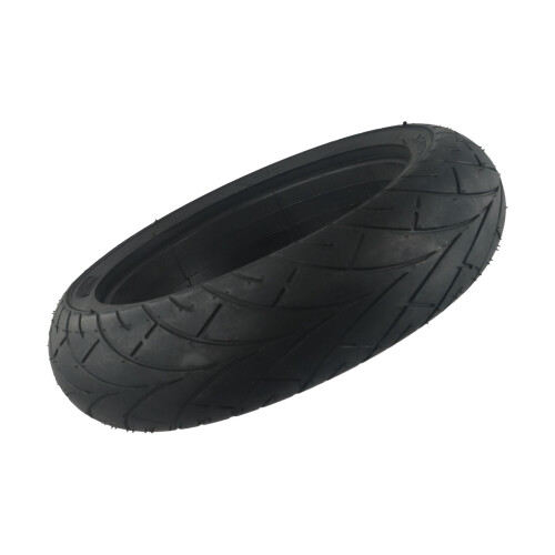 Pneu sólido de 10 polegadas para patinete elétrico, roda de borracha 10X2.5D, preto. 1