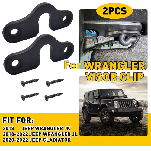 Σκίαστρο Οδηγού Συνοδηγού Για Jeep2018 & Νεότερο Jk Jl Gladiator Wrangler Μαύρο 2