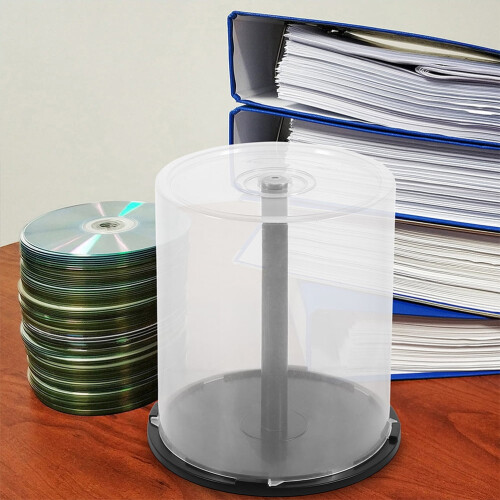 4Pcs Transparent Cd Storage Case PP Material Dvd Rack for Easy Disc Identification 2