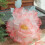 (Small) Chinese Hanfu Hair Clip Red Gradient Floral 6