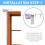 Curtain Rod Holders No-Drill Silver 4-Pack 5