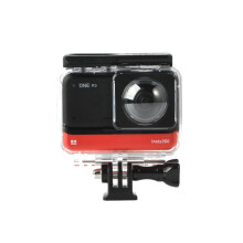 Waterproof Housing for Insta360 ONE RS – Dual Lens Dive Case, 60M, Anti-Fog PC Shell, Lock Clip, Compatible with Insta360 ONE RS
