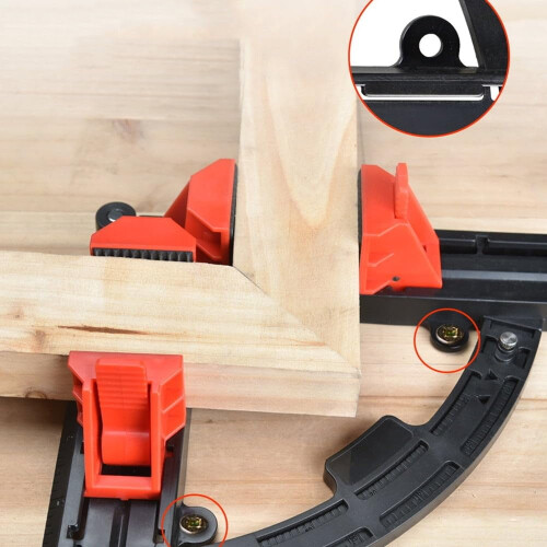 Adjustable 90 Corner Frame Clamp for Woodworking - Precise Angle Positioning and Efficient Operation Tool 2