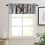 Ρουστίκ κουρτίνα Texas Star Valance, 54x18in, με τσέπη με ράβδο, επένδυση παραθύρου 3