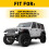Σκίαστρο Οδηγού Συνοδηγού Για Jeep2018 & Νεότερο Jk Jl Gladiator Wrangler Μαύρο 1
