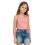 Girls Summer Tank Top Crew Neck Sleeveless Solid 3-13 Years 4