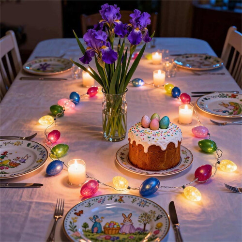 Easter Egg String Lights 14.76 ft 30 LED 1