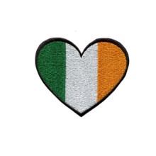 Ireland Flag Patch Embroidered Tactical Military Iron-On or