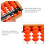 Chinese Math Calculating Tool Orange ABS Abacus For Students 1Set 5