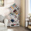 9-Tier Corner Bookshelf White Folding No Installation 6