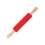 Extended Silicone Rolling Pin, 23cm, Red, 110g 1