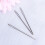 Stitching Needles Silver 6cm Large Eye 20Pcs 3