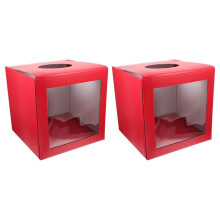Red Drawing Box for Fun Occasions 2Pcs
