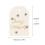 Christmas DIY Tags Kraft Paper Black Snowflake 100 Pcs 3