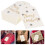 Christmas DIY Tags Kraft Paper Black Snowflake 100 Pcs 6