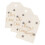 Christmas DIY Tags Kraft Paper Black Snowflake 100 Pcs 8