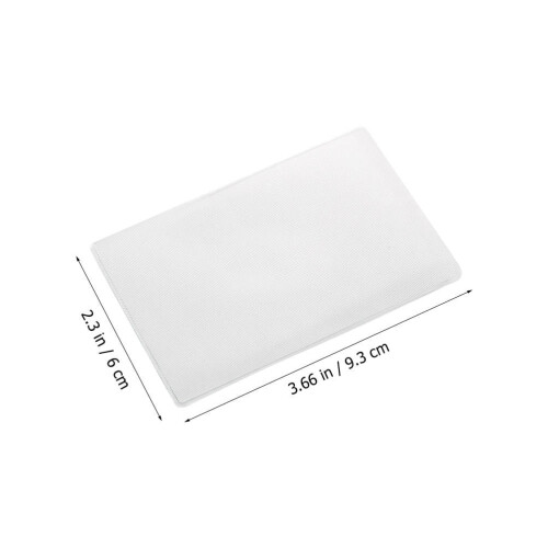 Clear PVC Id Card Sleeves Multi-Functional for Home Use 100Pcs 1