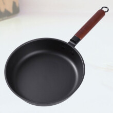 Nonstick Iron Frying Pan Black for Home Kitchen Bbq and Grilling