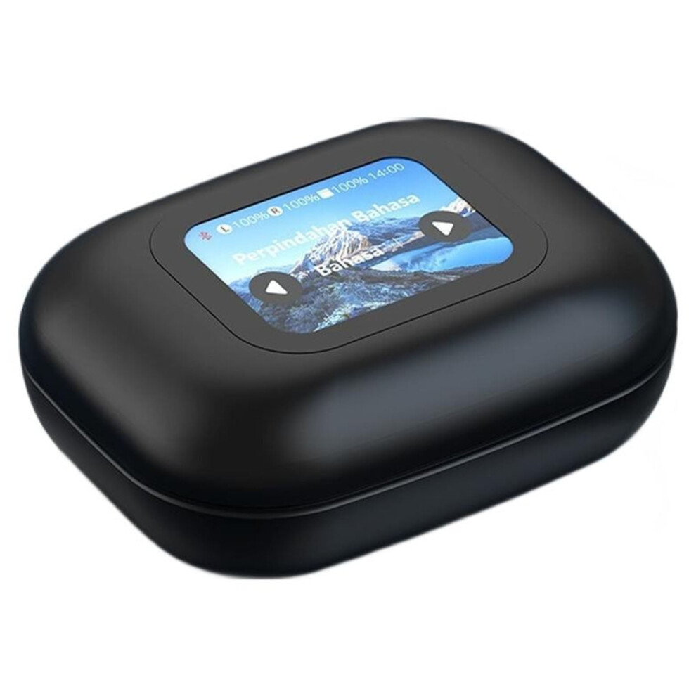 Wireless Bluetooth 5.4 Earbuds With Color Display, Anc, Ipx7, 30H Battery Â Compatible With Iphone & Android Black 9193271201120