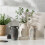 Ceramic Vase with Handles Rustic Vase for Home Decor 4